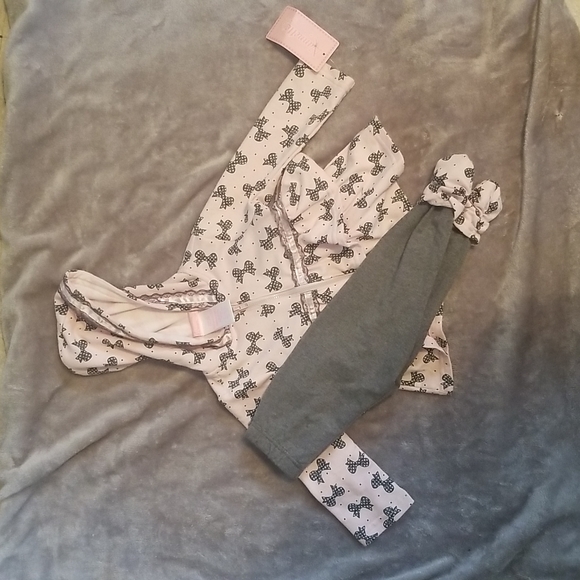 NWT toddler girls hoodie and pants set